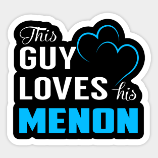 Menon Surname Stickers Teepublic Menon (name), the name of several people.