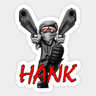 madness combat - hank  Sticker for Sale by SunShineAr