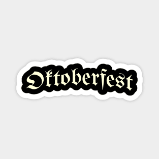 Oktoberfest Typography Magnet