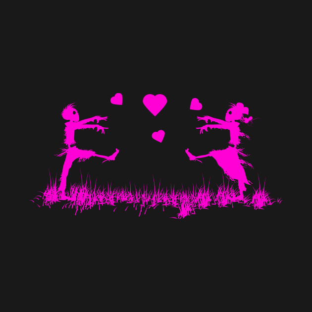 Zombie Love Pink by ArtingBadass