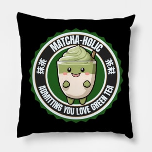 Matcha-Holic Pillow