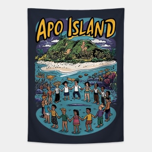 APO ISLAND Tapestry