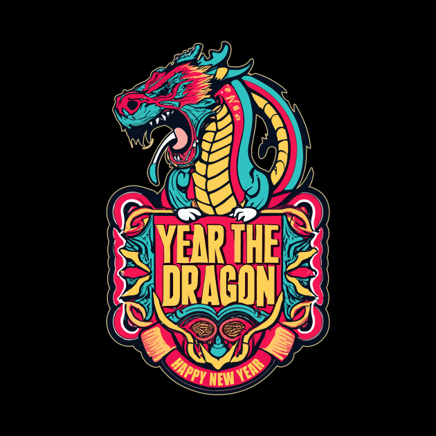 Chinese New Year- Year of the Dragon 2024 by IceTees