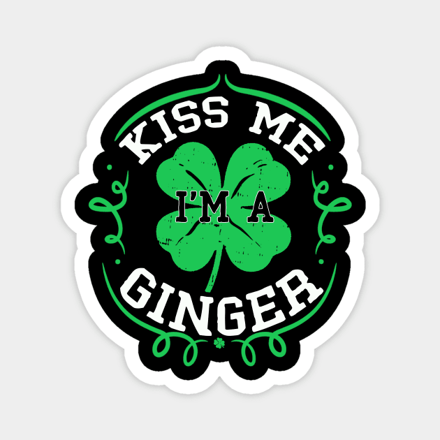 kiss me im a ginger Magnet by Bagshaw Gravity