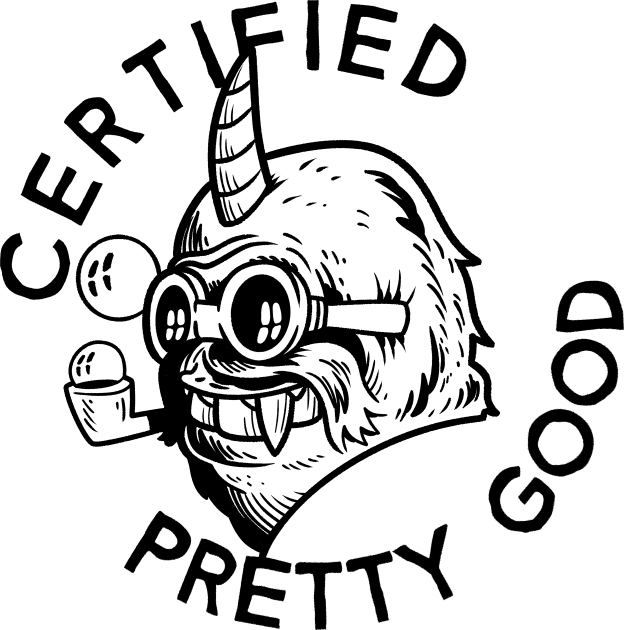 Certified Pretty Good - yeticorn Kids T-Shirt by GiMETZCO!