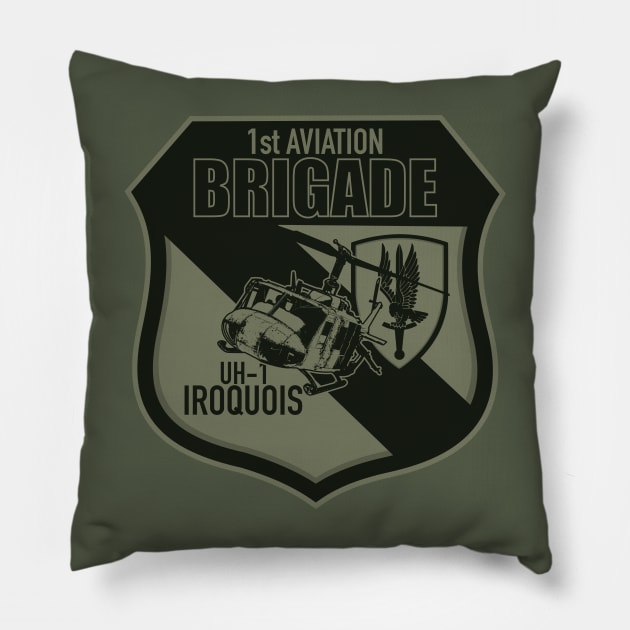 1st Aviation Brigade Pillow by TCP