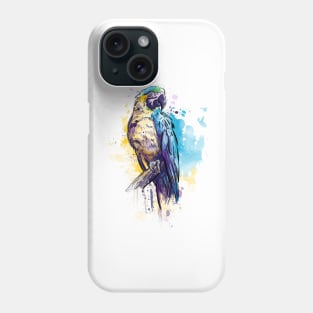 Parrot Watercolor Phone Case