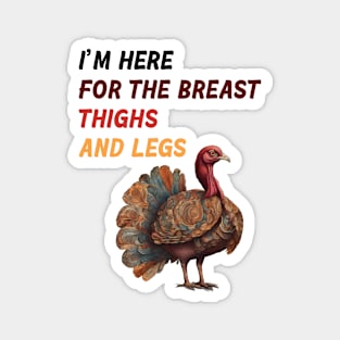 Thanksgiving Turkey in Retro Colors Magnet