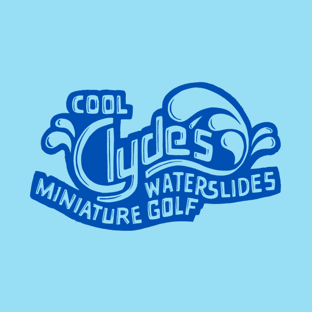 Cool Clyde's Waterslide BLUE by TopCityMotherland