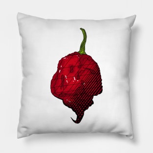 Habanero Chilli Pepper Sticker Spicy Hot Jalapeno Carolina Reaper Pillow