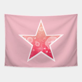 Kawaii Magical Rose Star Tapestry