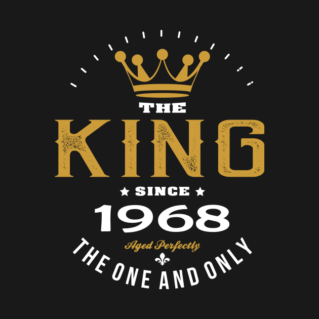 1968 classic 50 years old birthday T-Shirt by StrangeFox