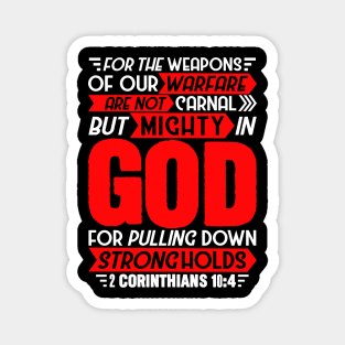 2 Corinthians 10:4 Magnet