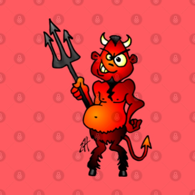 Fat red devil by Cardvibes