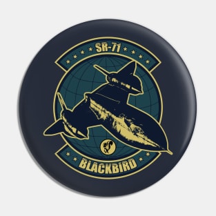 SR-71 Blackbird Patch Pin