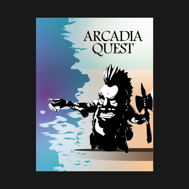 Arcadia Quest - Board Games Design - Movie Poster Style - Board Game Art by MeepleDesign