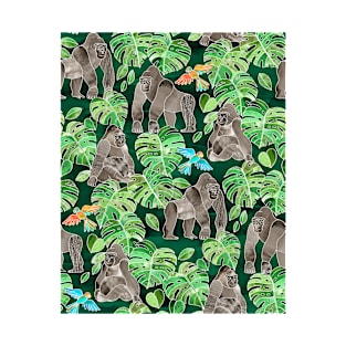 Gorillas in the Emerald Forest T-Shirt