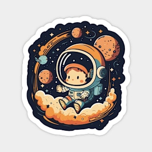 Cute Astronaut Magnet