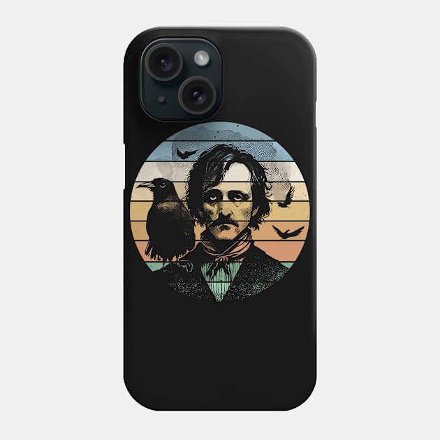 Edgar Allan Poe Phone Case by valentinahramov