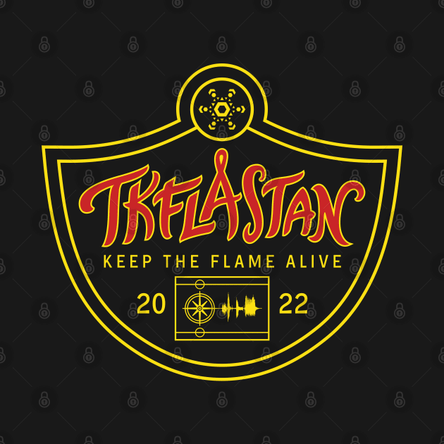 TKFLASTAN pin design 2022 by Keep the Flame Alive