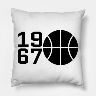 basketball 1967 Pillow