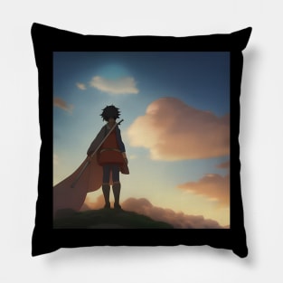 Anime warrior Pillow