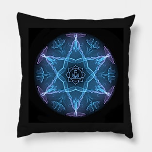 Blue flame mandala w. Buddha Pillow