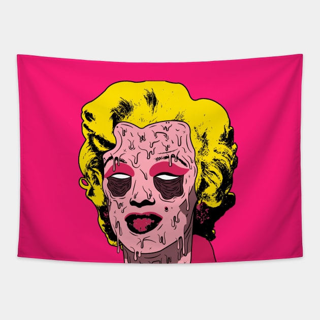 Grime Marilyn Monroe Tapestry by K_314