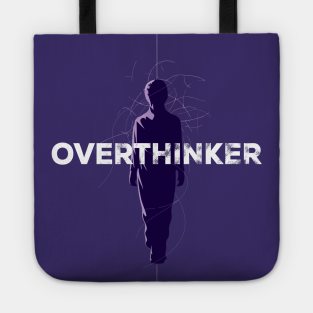 silhouette of a man that trapped by his mind Tote