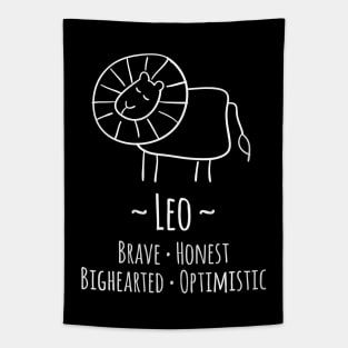 Leo Zodiac Sign Tapestry