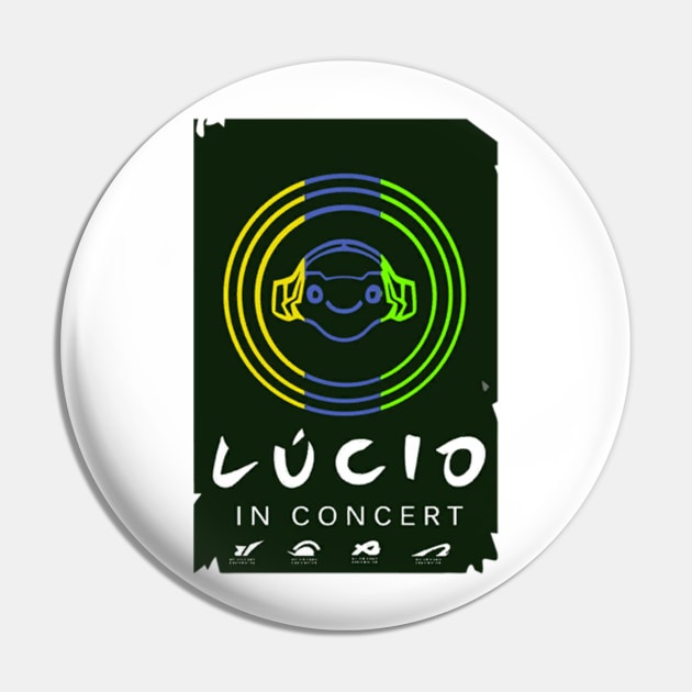 Lucio In Concert Pin by Genessis