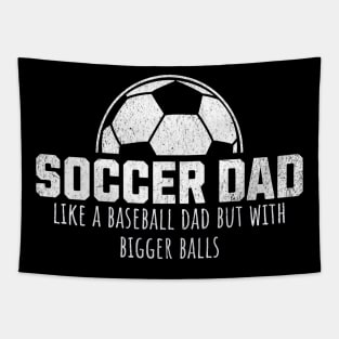 Funny Soccer Dad Tapestry