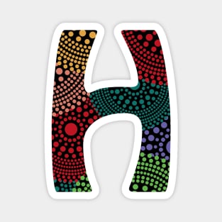 H Aboriginal Alphabet Magnet