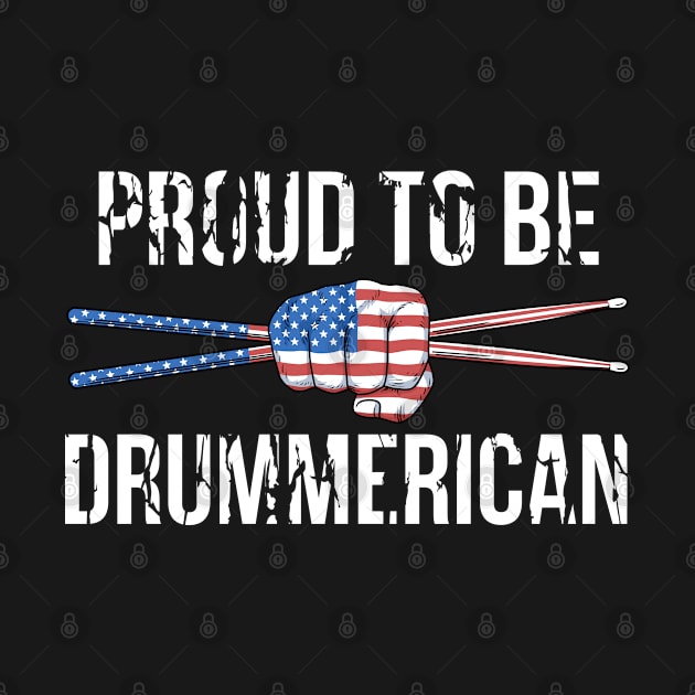 Drum Sticks Shirt Drummer Gift Drumming 4th Of July Drummer by PomegranatePower