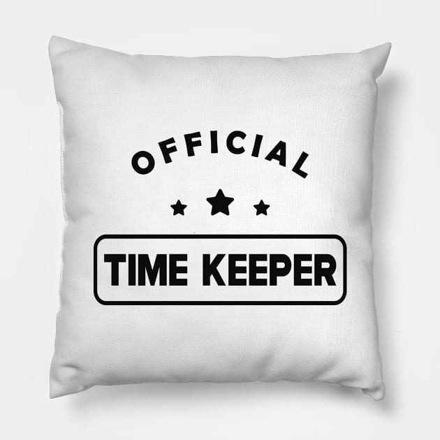 Time Keeper - Official Time Keeper Pillow by KC Happy Shop