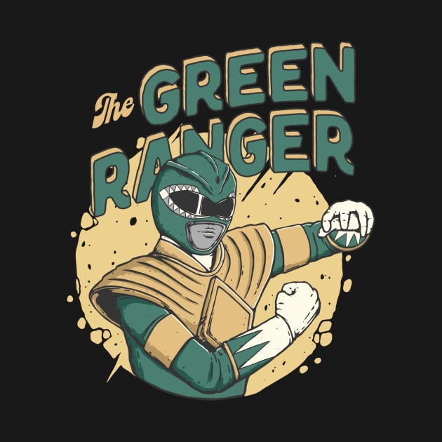 Mighty Morphin Power Ranger MMPR Green Ranger Tommy Oliver by LukmannHak