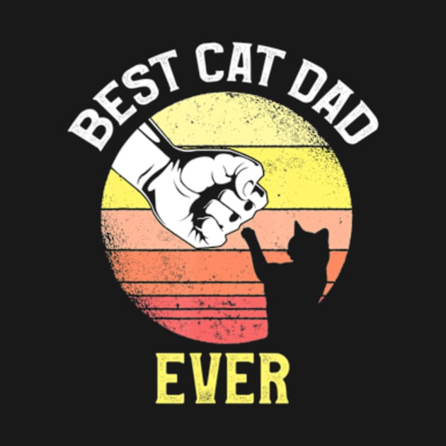 Best Cat Dad Ever Cat Daddy 8Y by StuSpenceart