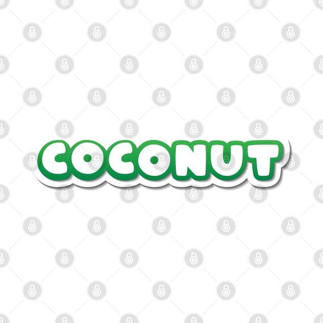 Coconut Text by dewarafoni