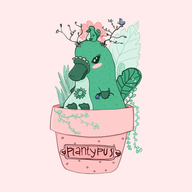 Plantypus by moonlitdoodl