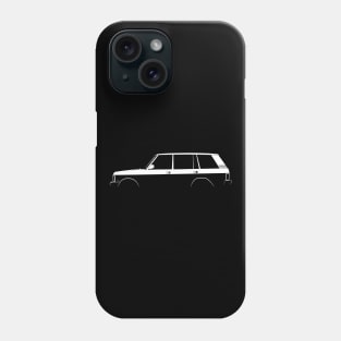 Range Rover LWB (1992) Silhouette Phone Case