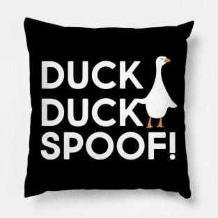 Duck Duck Spoof Duck Lover Pillow