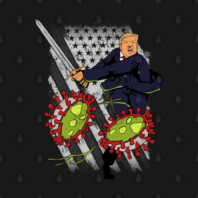 Super Trump the Virus Slayer by AngelFlame