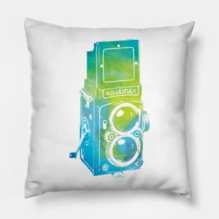 Whimsical Vintage Camera Pillow