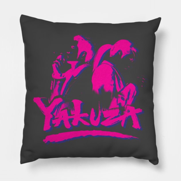 Neon Yakuza Pillow by YakuzaFan