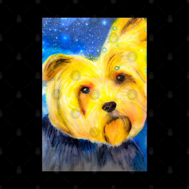 Yorkie by teenamarie23art