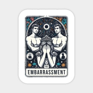 The Embarrassment Shy Empress Funny Tarot Card Pun Horoscope Magnet