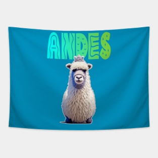 Andes Llama Tapestry