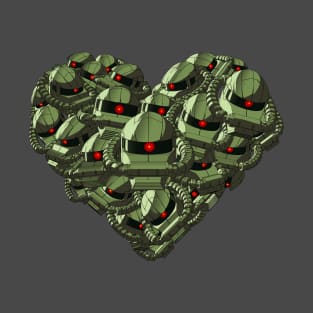 Mech Love Not War (Green Edition) T-Shirt