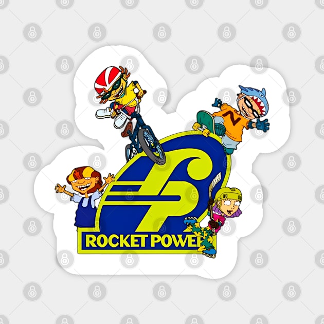 team rocket power Magnet by youne street