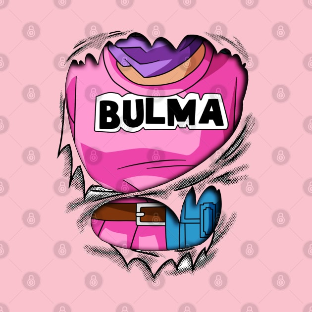 Bulma Chest Dragon ball Z by GeekCastle